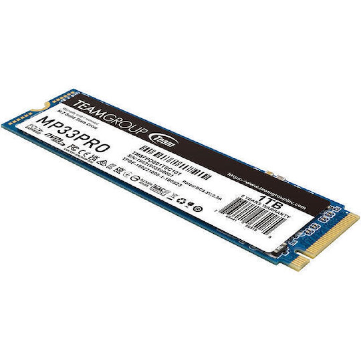 MP33 PRO 1 TB (PCIe 3.0 x4, NVMe 1.3, M.2 2280)