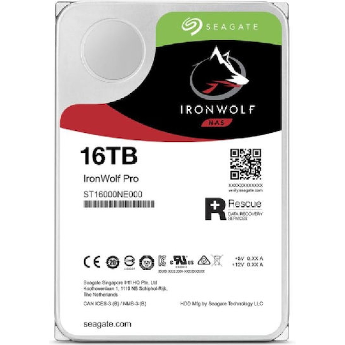 IronWolf Pro NAS 16 TB CMR (SATA 6 Gb/s, 3,5")