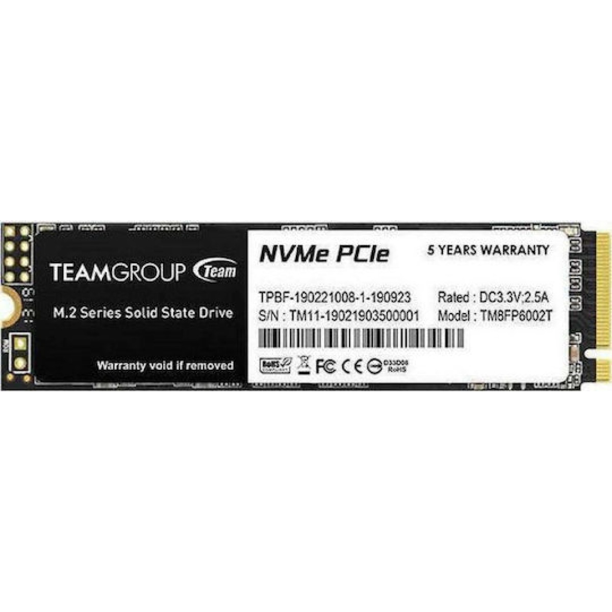 MP33 512 GB (PCIe 3.0 x4, NVMe 1.3, M.2 2280)