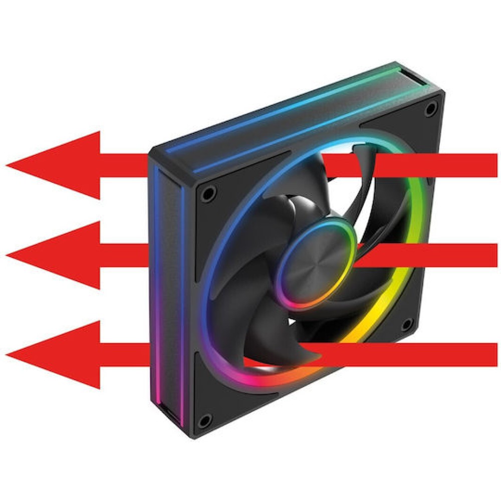 Modecom Volcano Loop Case Fan με ARGB Φωτισμό