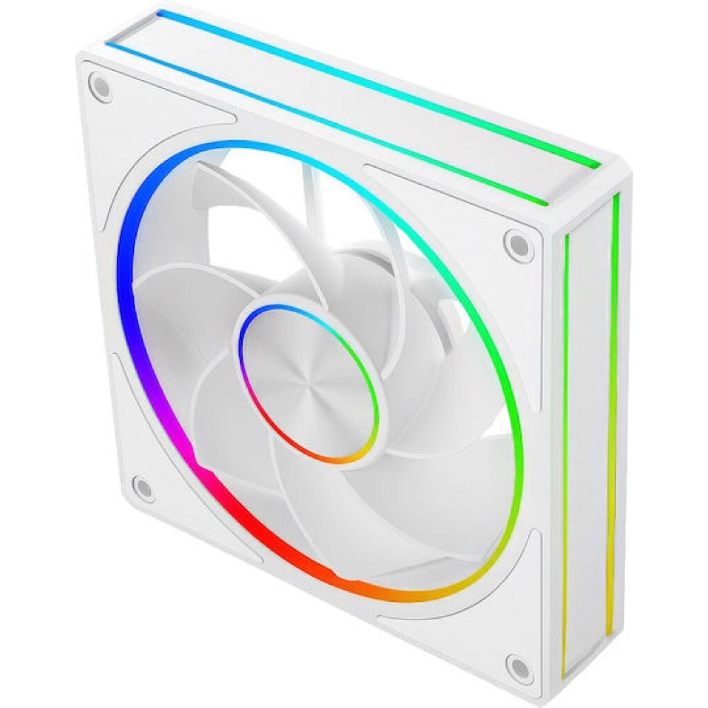 Modecom Volcano Loop Reverse Case Fan με ARGB Φωτισμό Λευκό