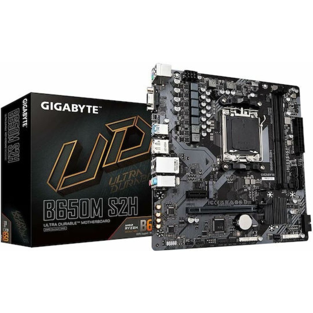 Gigabyte B650M S2H rev. 1.0 Motherboard Micro ATX με AMD AM5 Socket