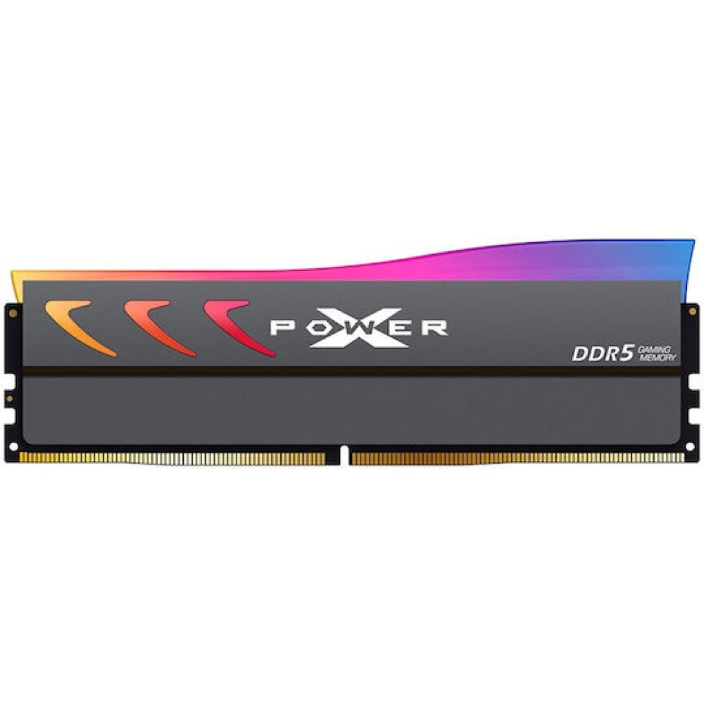 Silicon Power Storm RGB DDR5 με Module 1x32GB και Ταχύτητα 6000 για Desktop