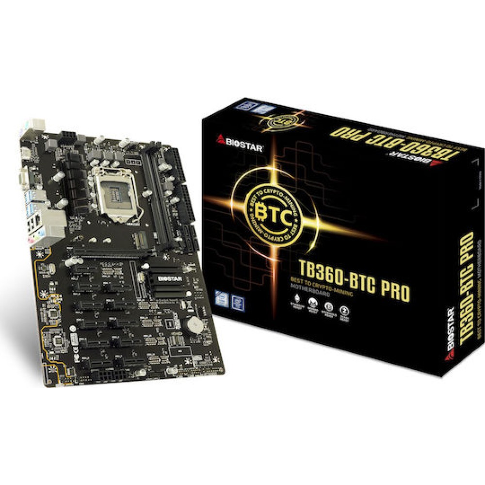 Biostar TB360 BTC Pro Motherboard ATX με Intel 1151 Socket