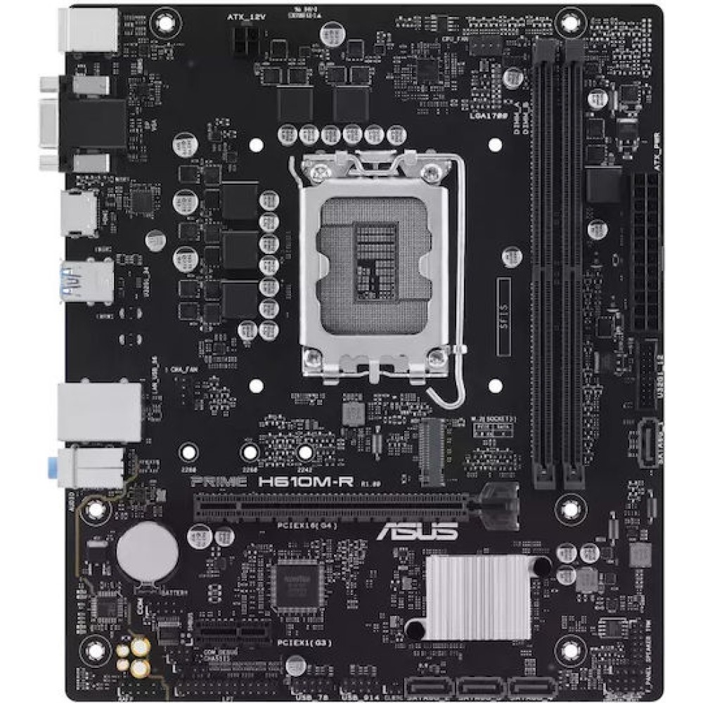 Asus Prime H610M-R Motherboard Micro ATX με Intel 1700 Socket 90MB1GL0-M0ECY0