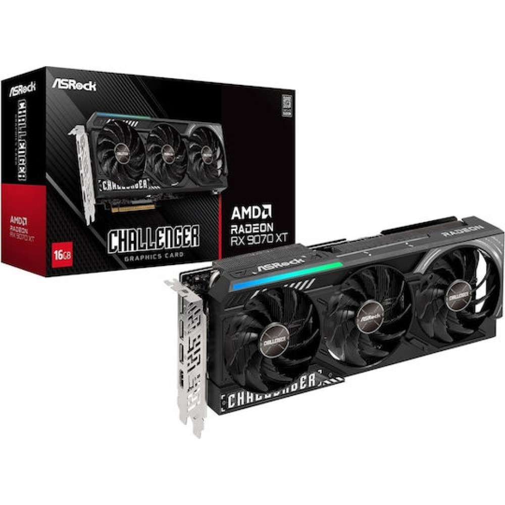 ASRock Radeon RX 9070 XT 16GB GDDR6 Challenger Κάρτα Γραφικών