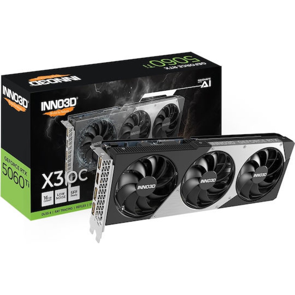 Inno 3D GeForce RTX 5060 Ti 16GB GDDR7 X3 OC Κάρτα Γραφικών