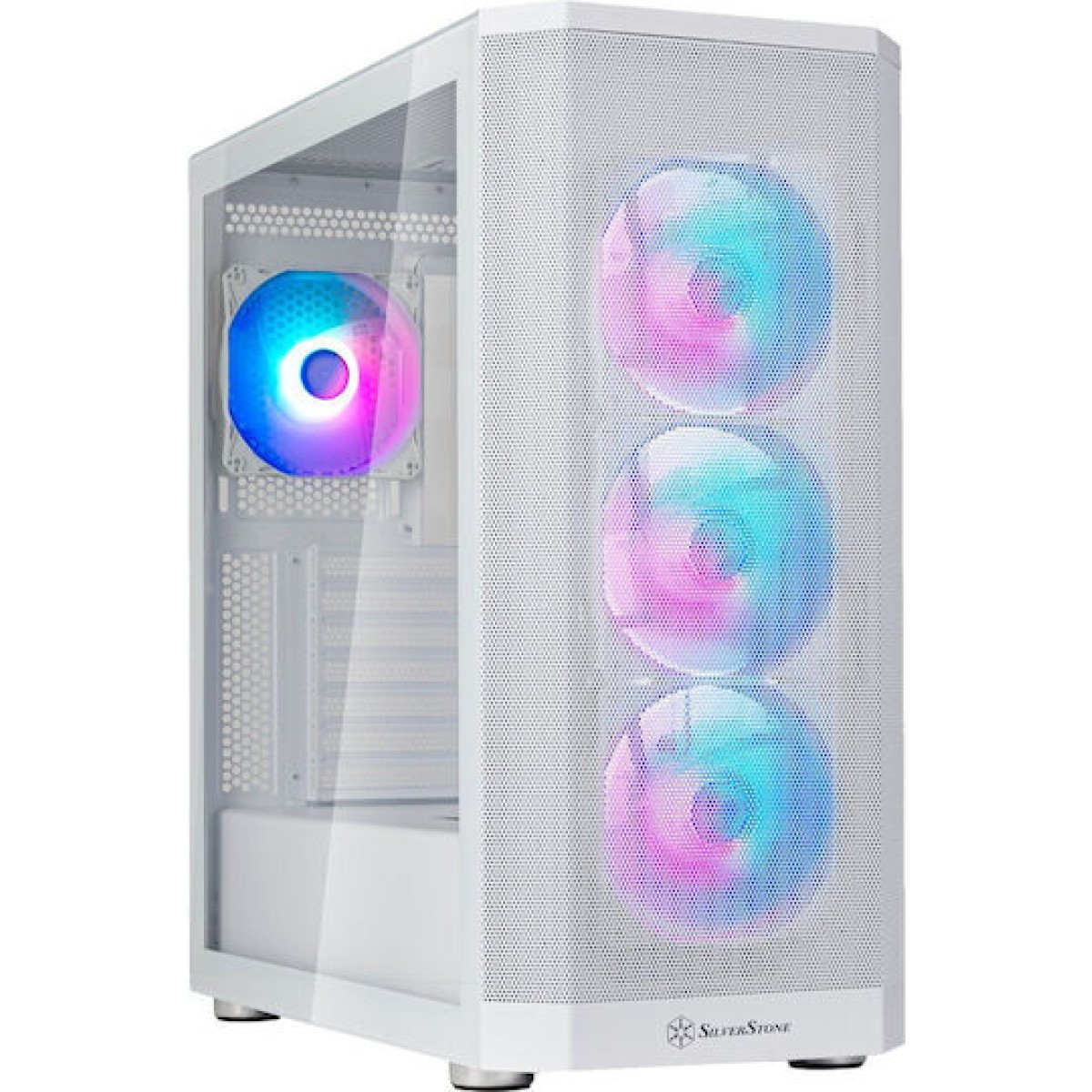 Silverstone Fara 514X Midi Tower Κουτί Υπολογιστή με Πλαϊνό Παράθυρο Λευκό