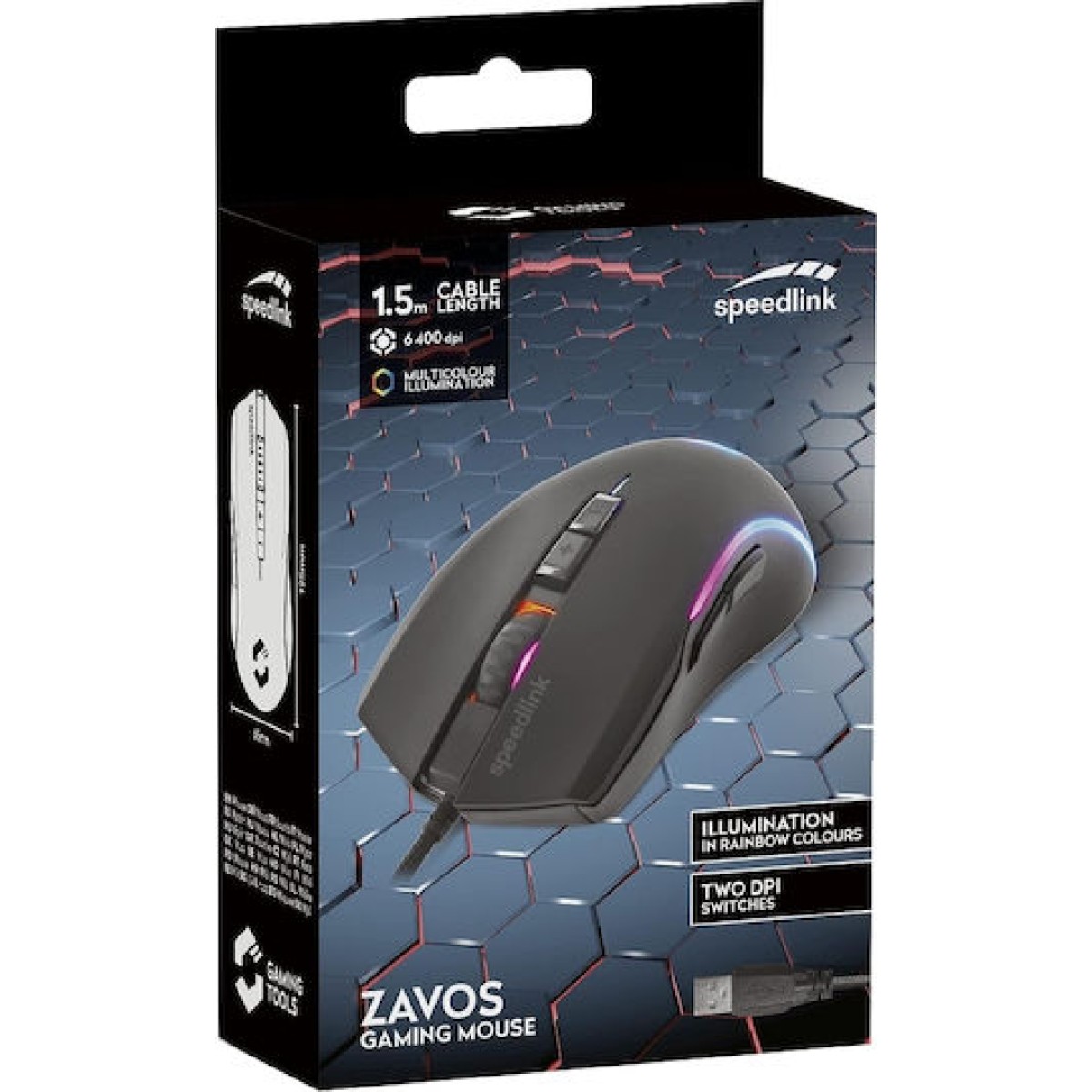 Speedlink ZAVOS RGB Gaming Mouse rubber-black