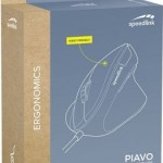 Speedlink PIAVO Ergonomic Vertical Mouse USB, rubber-black