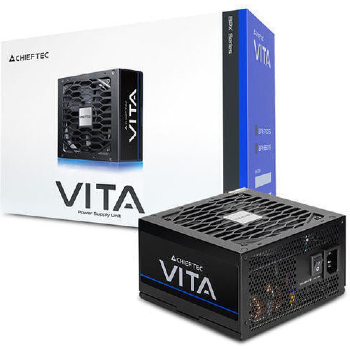 Chieftec Vita 750W Μαύρο Τροφοδοτικό Υπολογιστή Full Wired 80 Plus Bronze