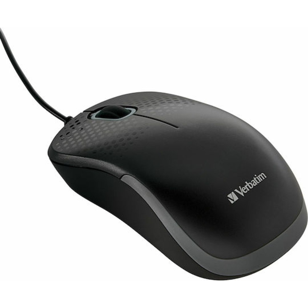 Verbatim Silent Optical Mouse Ενσύρματο Ποντίκι Μαύρο