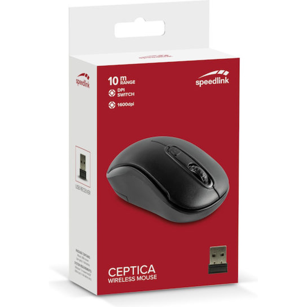 Speedlink CEPTICA Mouse Wireless, black