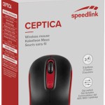 Speedlink CEPTICA Mouse Wireless, black-red