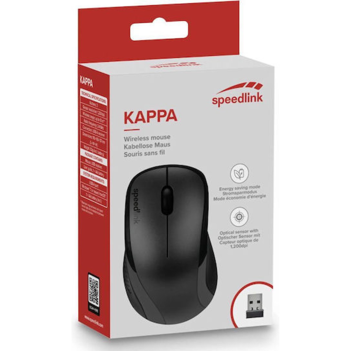 Speedlink KAPPA Mouse - Wireless black