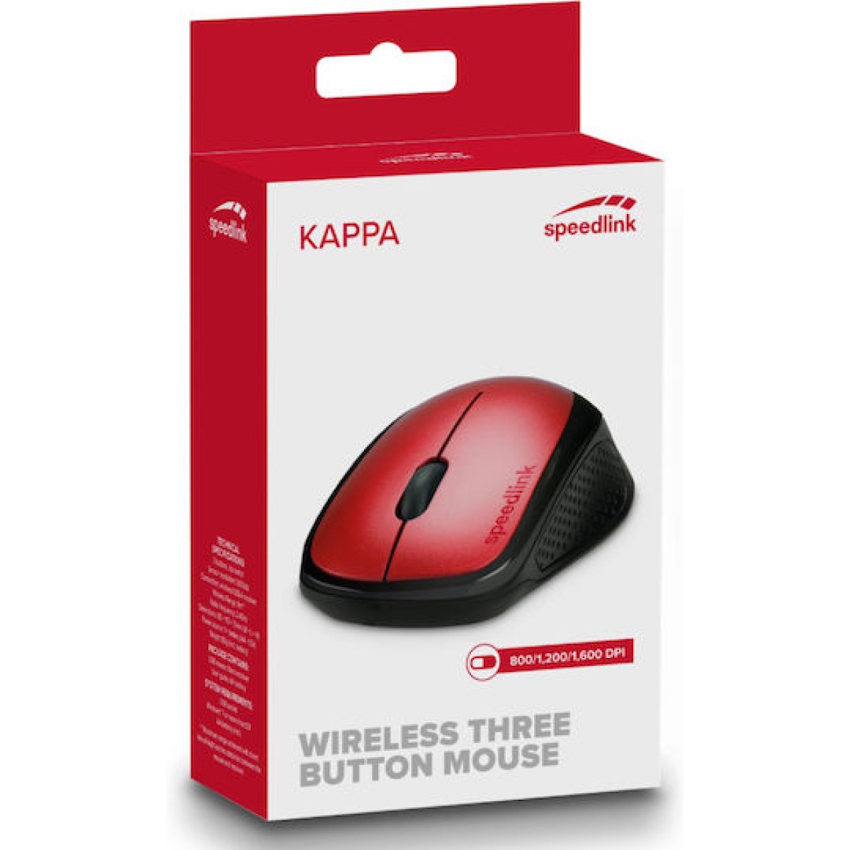 Speedlink KAPPA Mouse - Wireless red