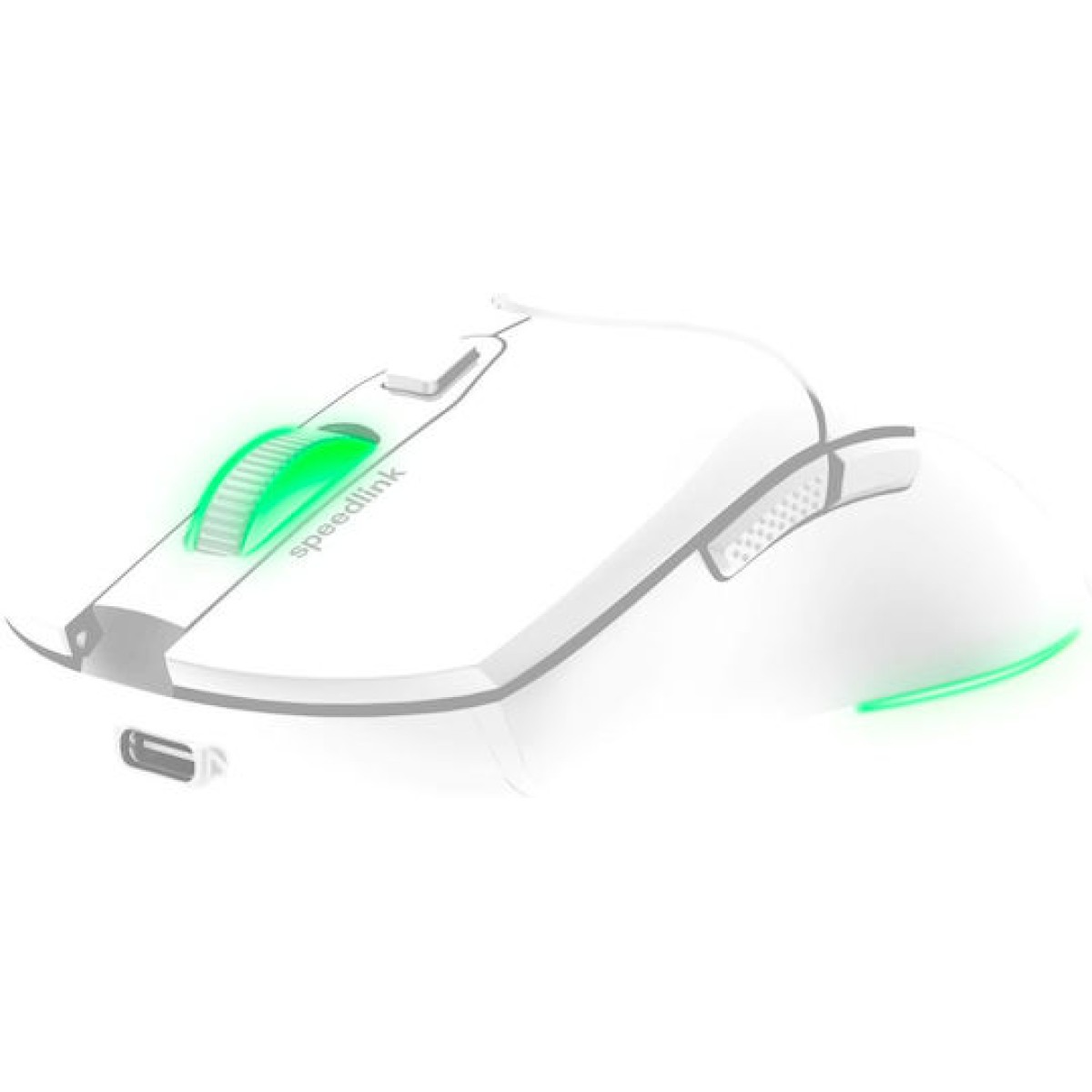 Speedlink VELOX Rechargeable RGB Gaming Mouse Wireless white