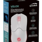 Speedlink VELOX Rechargeable RGB Gaming Mouse Wireless white