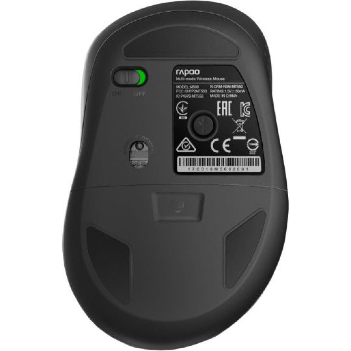 Rapoo M500 black Multi-Mode Wireless Mouse