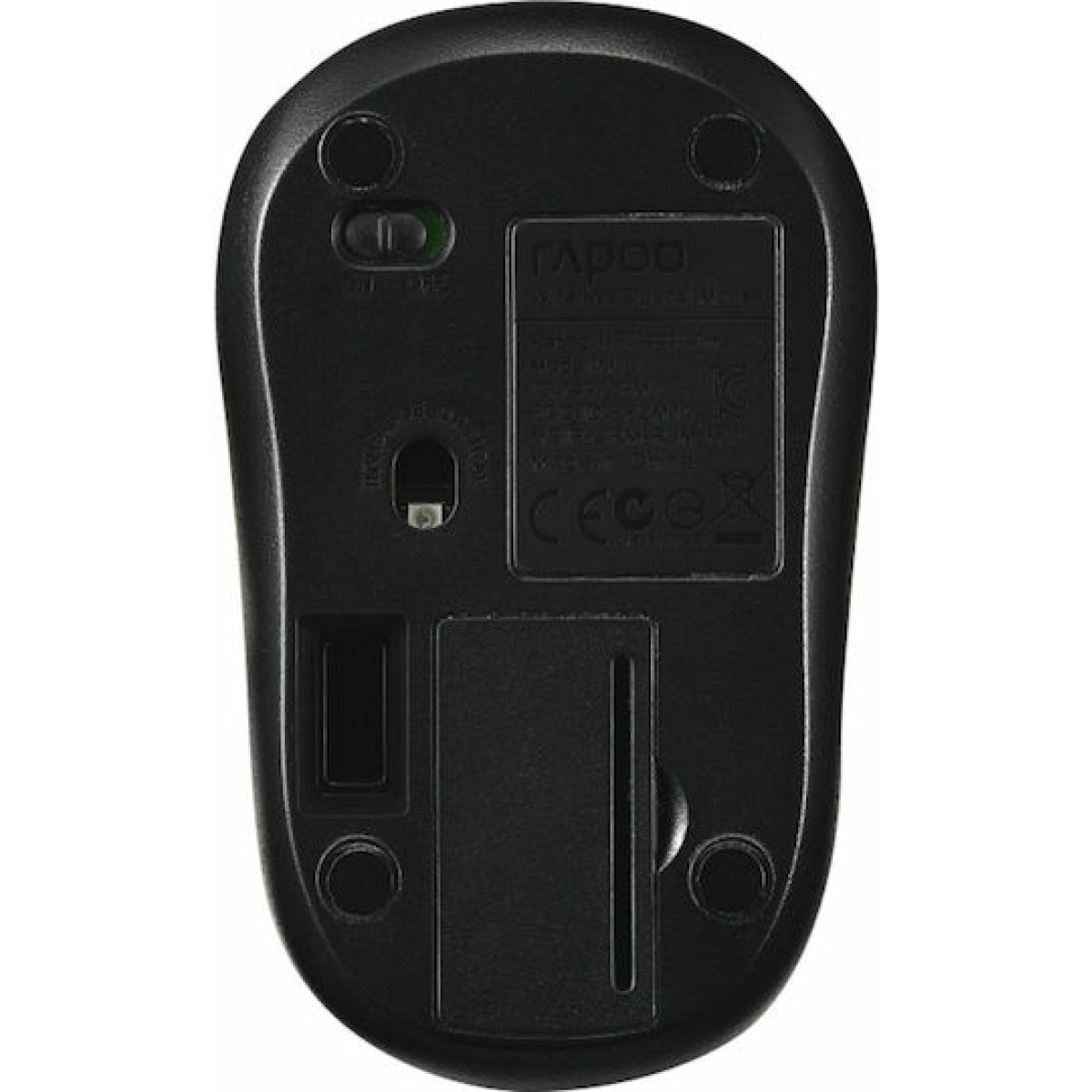 Rapoo M10 Plus black Wireless Optical Mouse