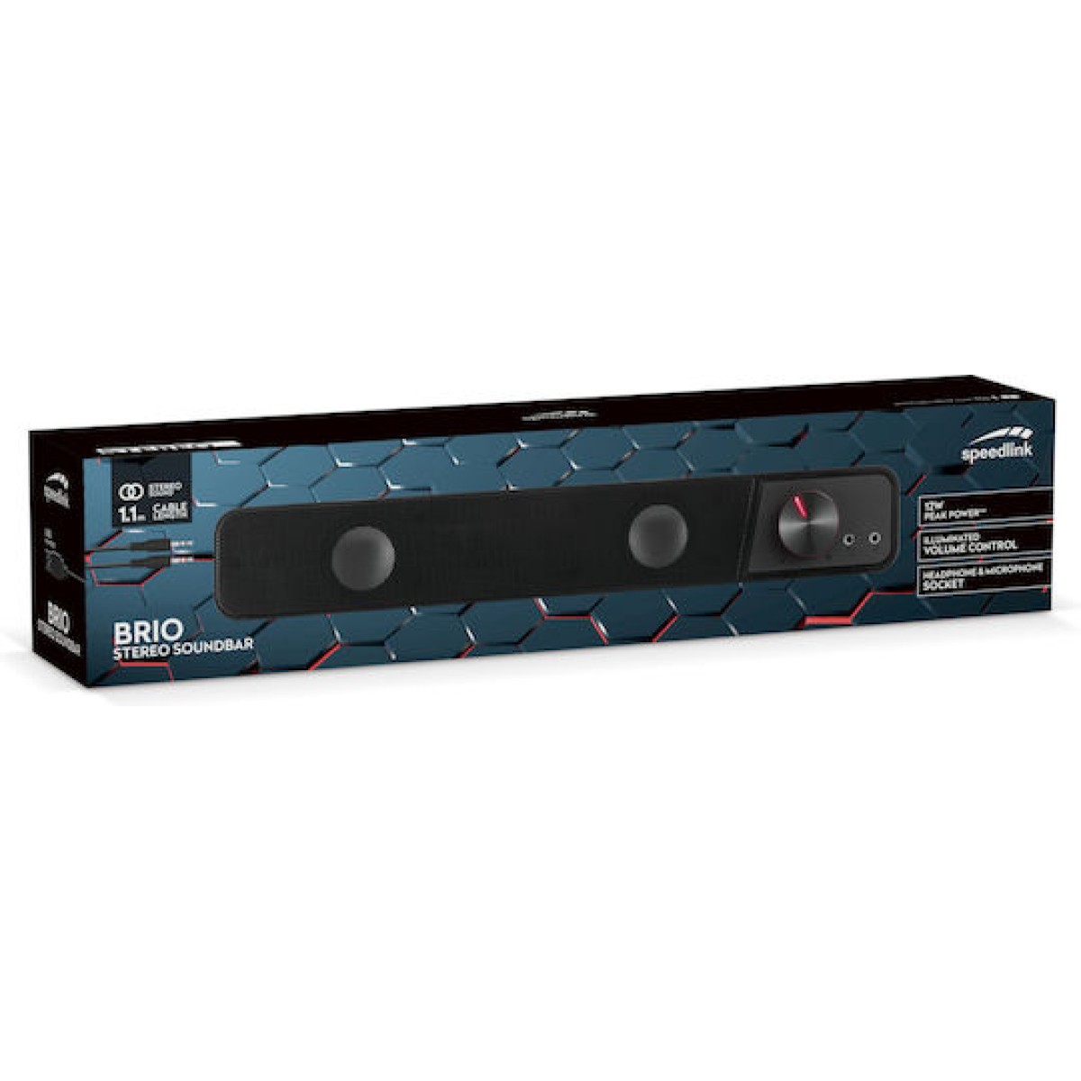Speedlink BRIO Stereo Soundbar black