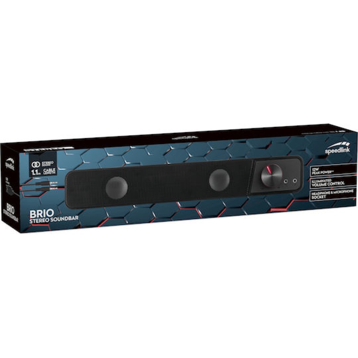 Speedlink BRIO Stereo Soundbar black