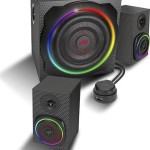 Speedlink GRAVITY CARBON RGB 2.1 Subwoofer System, black