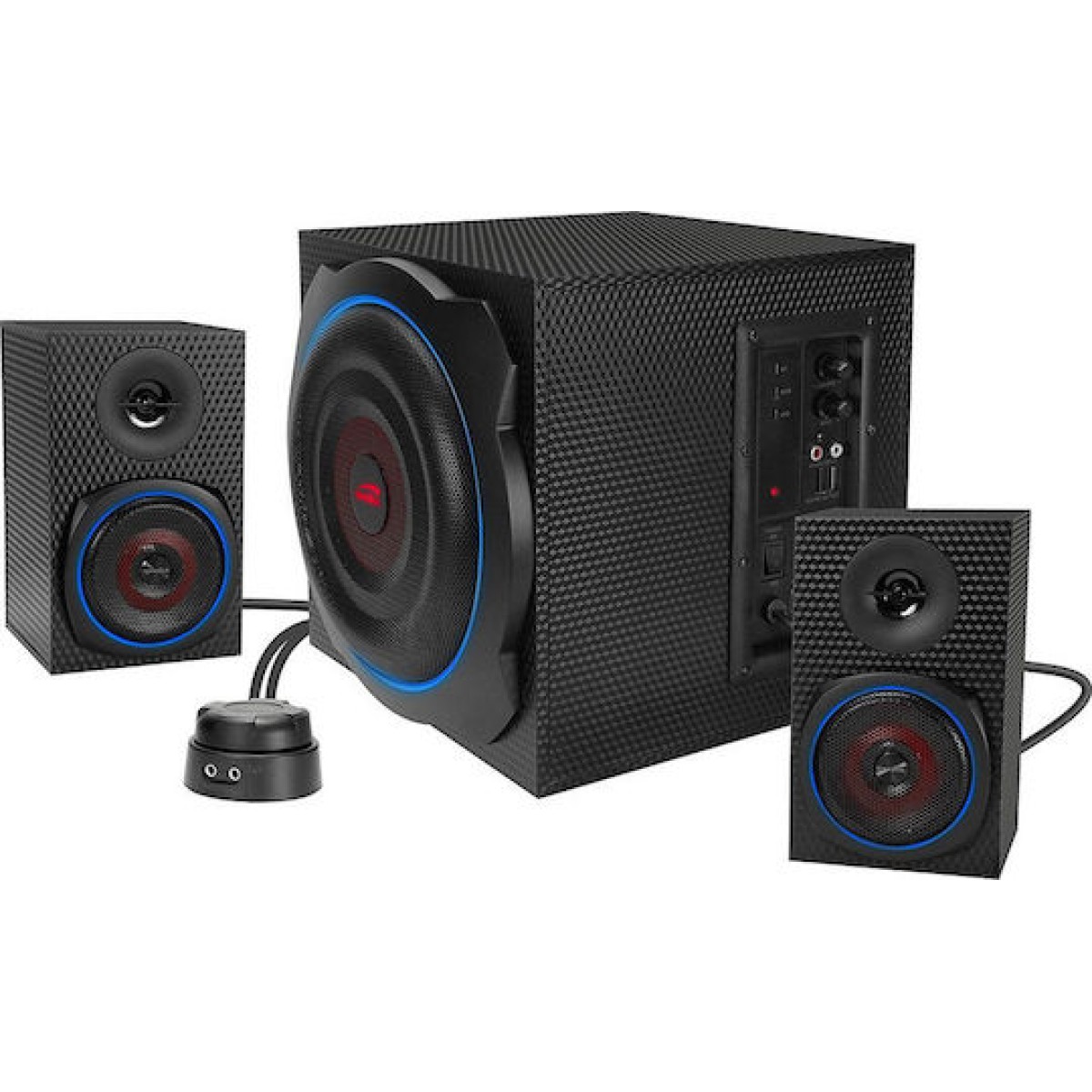 Speedlink GRAVITY CARBON RGB 2.1 Subwoofer System, black