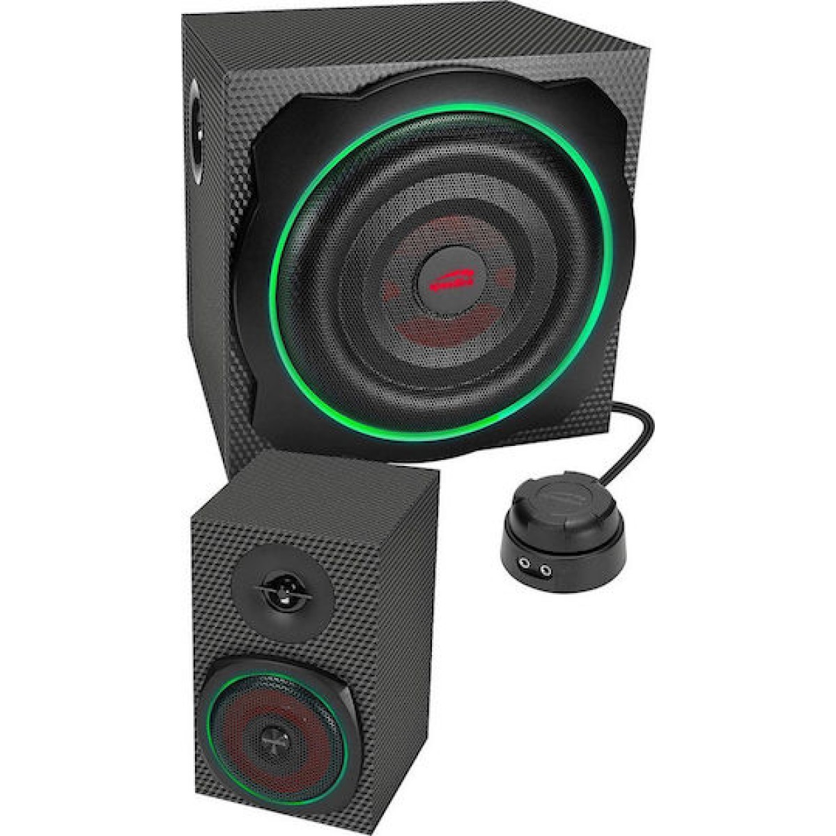 Speedlink GRAVITY CARBON RGB 2.1 Subwoofer System, black
