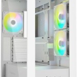 Sharkoon Rebel C60 RGB Gaming Midi Tower Κουτί Υπολογιστή με Πλαϊνό Παράθυρο Λευκό