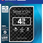 Verbatim Store n Go 2,5      4TB USB 3.0 black Gen 2        53223