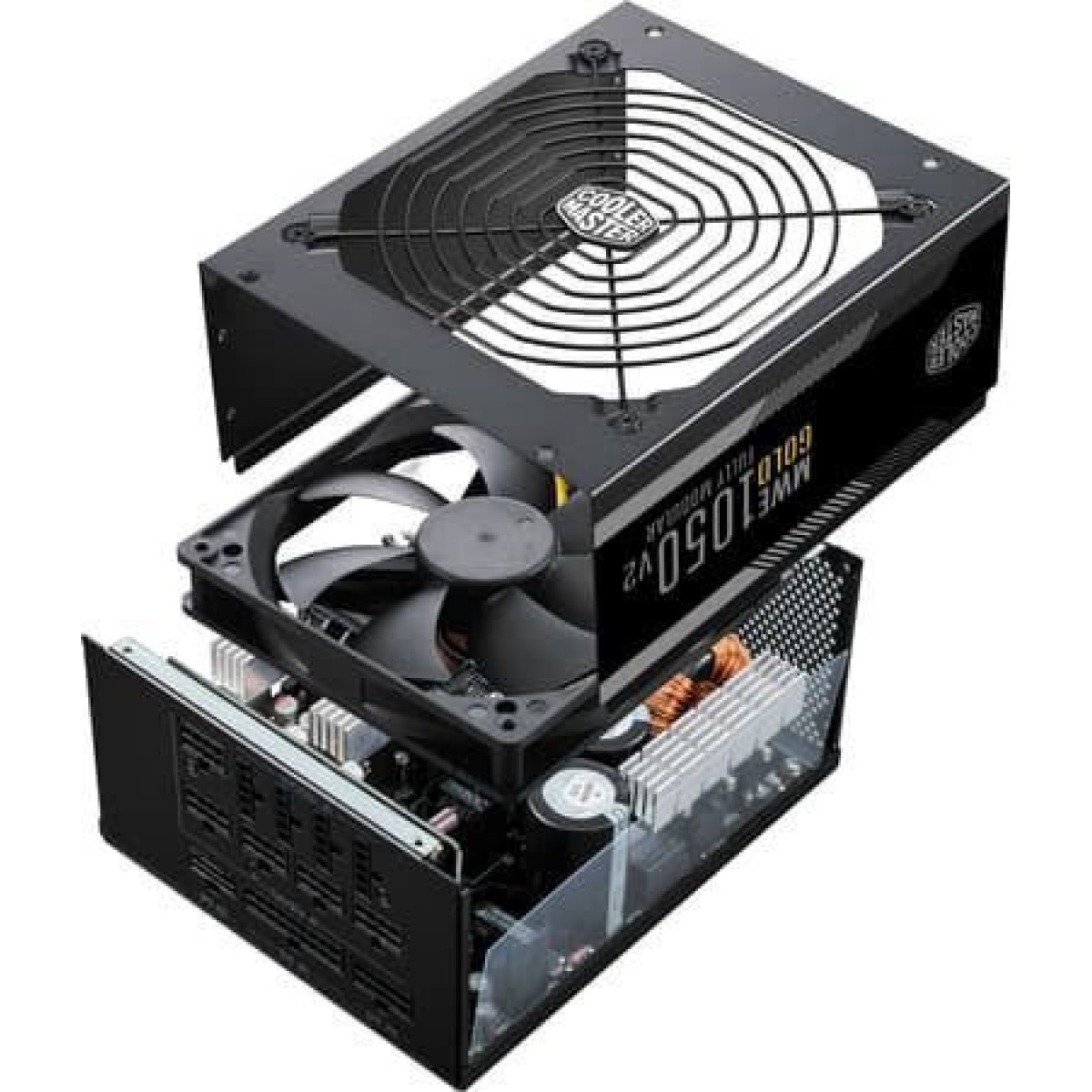 MWE 1050 V2 Black (schwarz, 1x 12-Pin High Power GPU, 3x PCIe, Kabelmanagement, 1050 Watt)