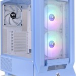 Thermaltake Ceres 350 MX Gaming Midi Tower Κουτί Υπολογιστή με Πλαϊνό Παράθυρο και RGB Φωτισμό Hydrangea Blue