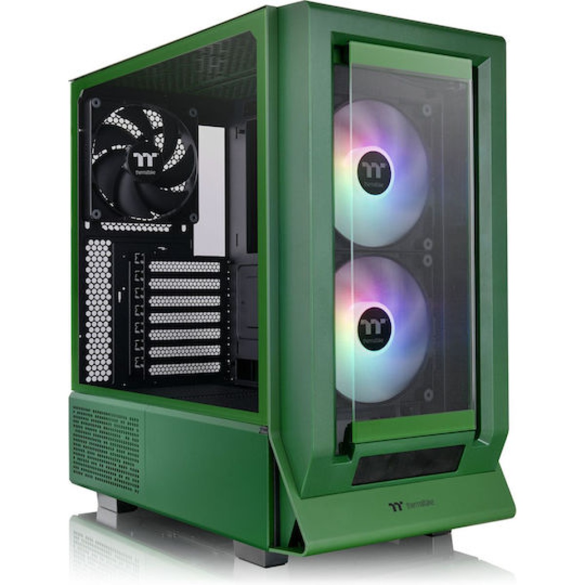 Thermaltake Ceres 350 MX Gaming Midi Tower Κουτί Υπολογιστή με Πλαϊνό Παράθυρο και RGB Φωτισμό Racing Green
