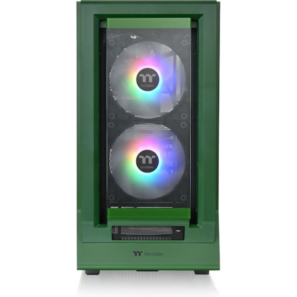 Thermaltake Ceres 350 MX Gaming Midi Tower Κουτί Υπολογιστή με Πλαϊνό Παράθυρο και RGB Φωτισμό Racing Green