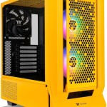 Thermaltake Ceres 350 MX Midi Tower Κουτί Υπολογιστή με Πλαϊνό Παράθυρο και RGB Φωτισμό Bumblebee