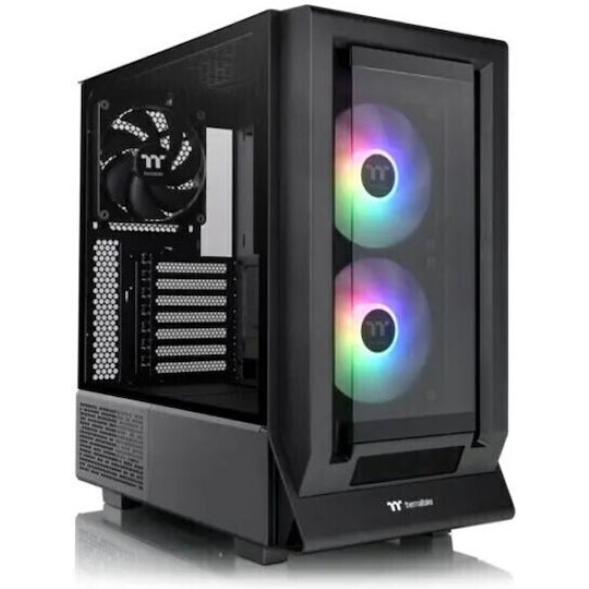 Thermaltake Ceres 350 MX Midi Tower Κουτί Υπολογιστή με Πλαϊνό Παράθυρο και RGB Φωτισμό Bumblebee