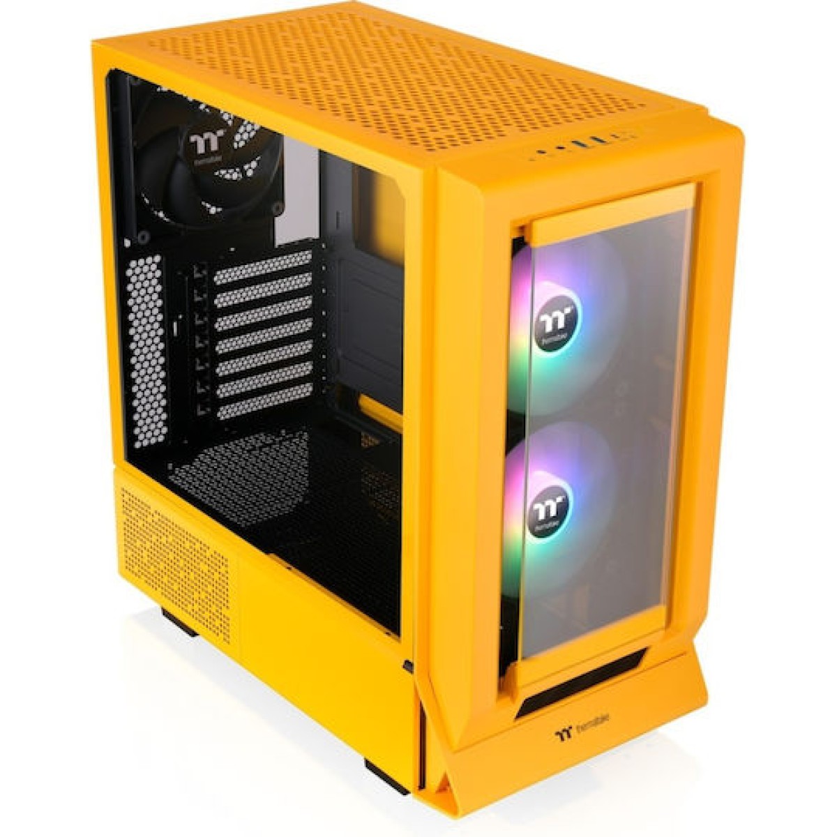 Thermaltake Ceres 350 MX Midi Tower Κουτί Υπολογιστή με Πλαϊνό Παράθυρο και RGB Φωτισμό Bumblebee