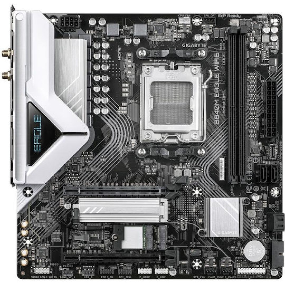 B840M EAGLE WIFI6 (schwarz/grau)