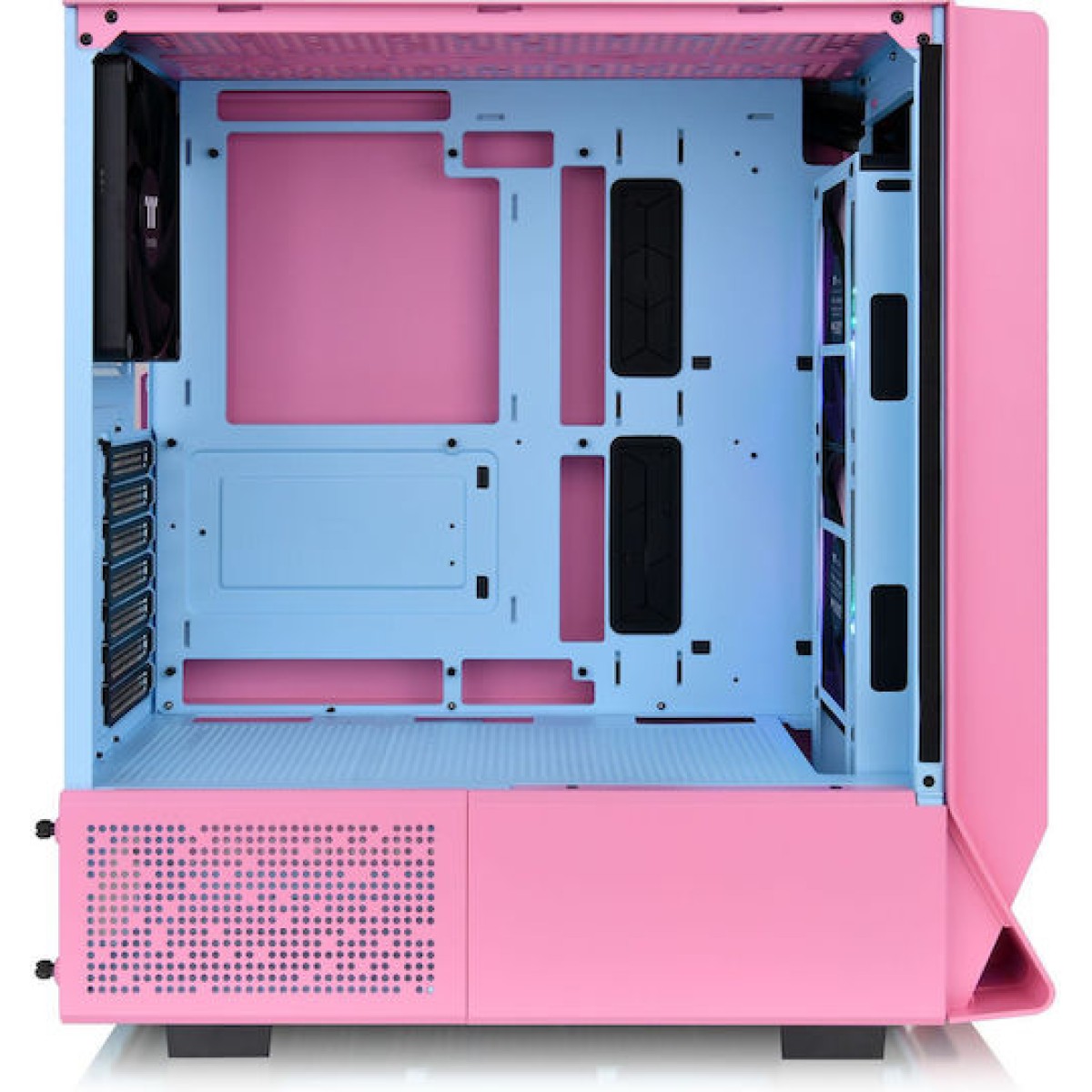 Thermaltake Ceres 350 MX Gaming Midi Tower Κουτί Υπολογιστή με Πλαϊνό Παράθυρο και RGB Φωτισμό Bubble Pink