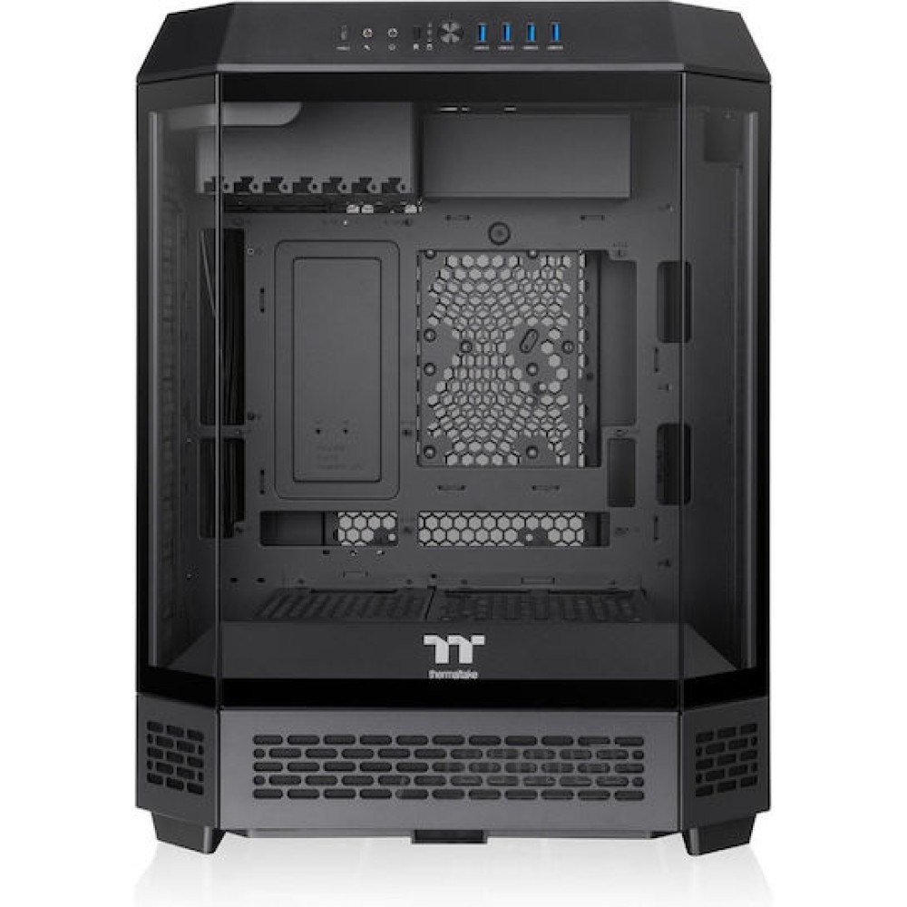 Thermaltake The Tower 600 Gaming Midi Tower Κουτί Υπολογιστή με Πλαϊνό Παράθυρο Μαύρο