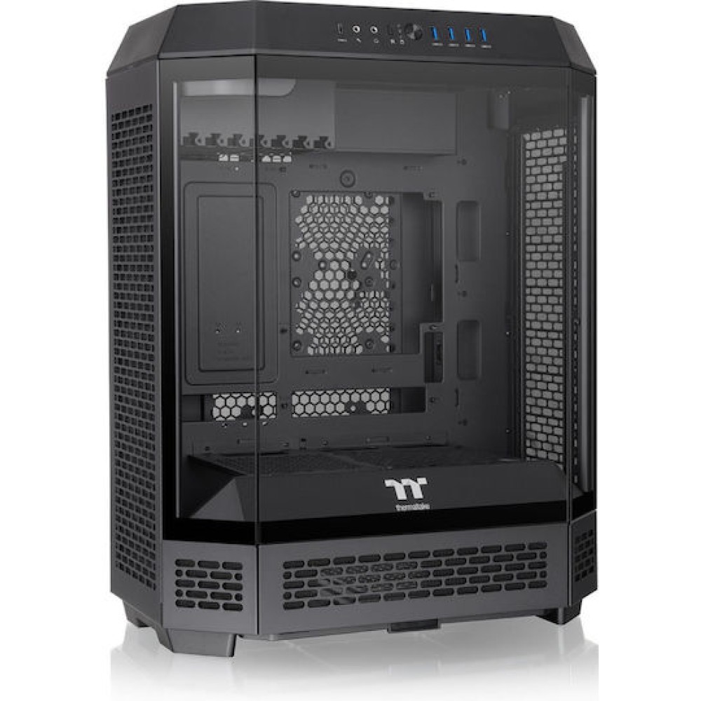 Thermaltake The Tower 600 Gaming Midi Tower Κουτί Υπολογιστή με Πλαϊνό Παράθυρο Μαύρο