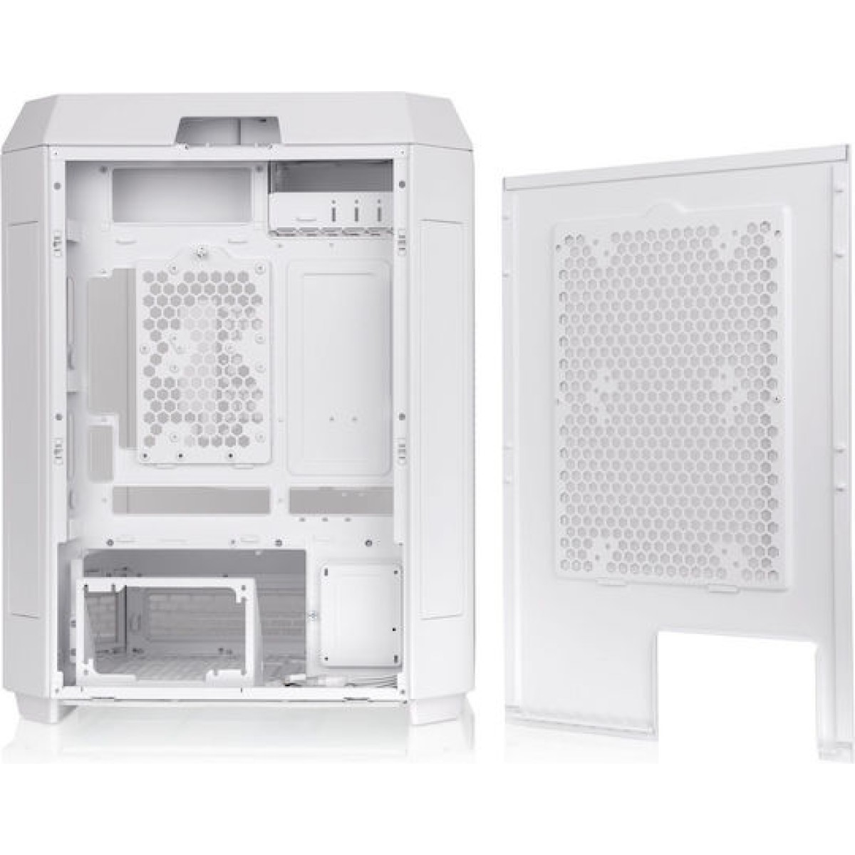 Thermaltake The Tower 600 Gaming Midi Tower Κουτί Υπολογιστή με Πλαϊνό Παράθυρο Snow White