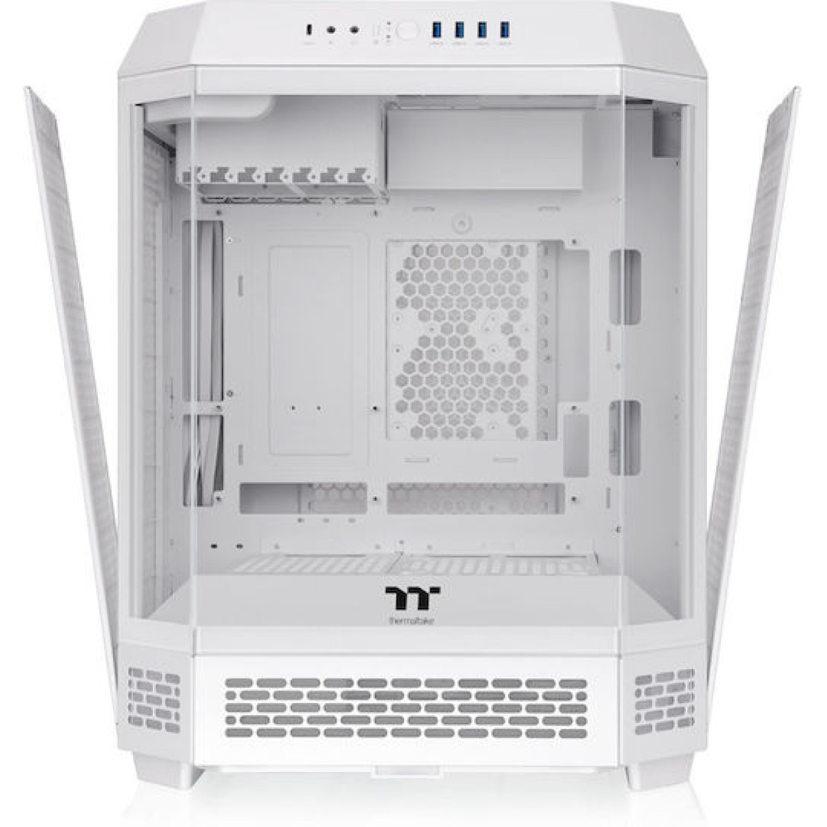 Thermaltake The Tower 600 Gaming Midi Tower Κουτί Υπολογιστή με Πλαϊνό Παράθυρο Snow White