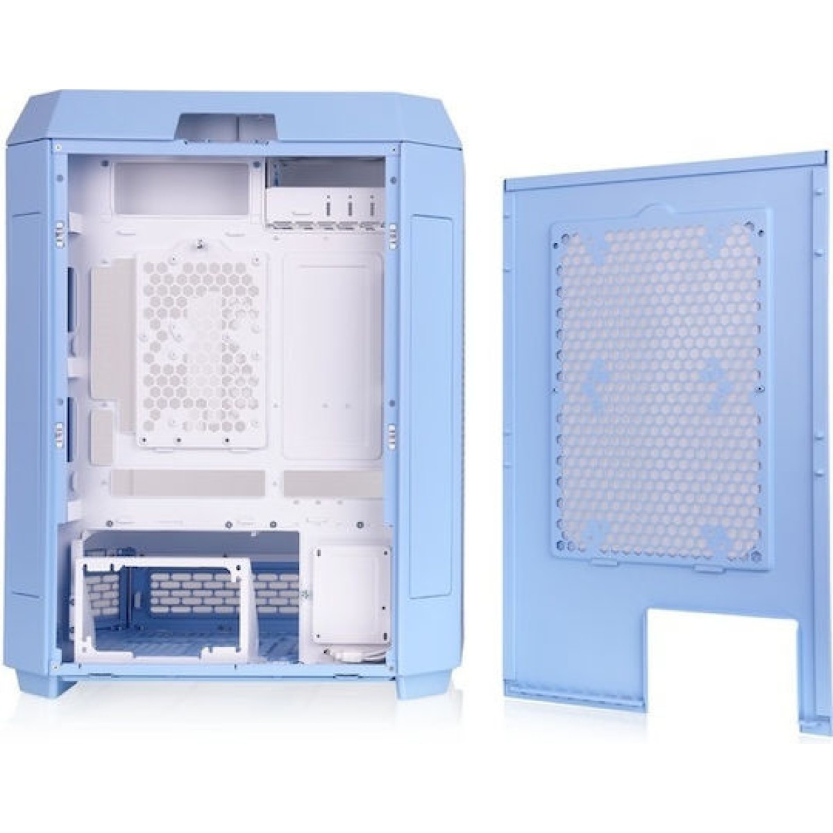 Thermaltake The Tower 600 Midi Tower Κουτί Υπολογιστή με Πλαϊνό Παράθυρο Μπλε