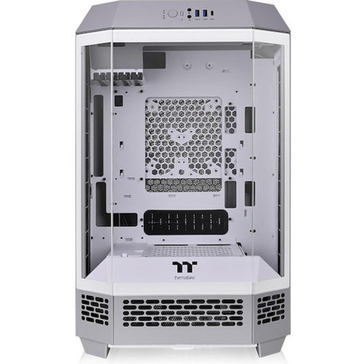 Thermaltake The Tower 300 Micro Tower Κουτί Υπολογιστή με Πλαϊνό Παράθυρο και RGB Φωτισμό Limestone