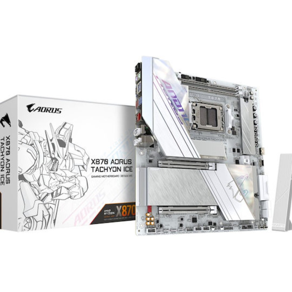 Gigabyte X870 Aorus Tachyon ICE Wi-Fi Motherboard Extended ATX με AMD AM5 Socket