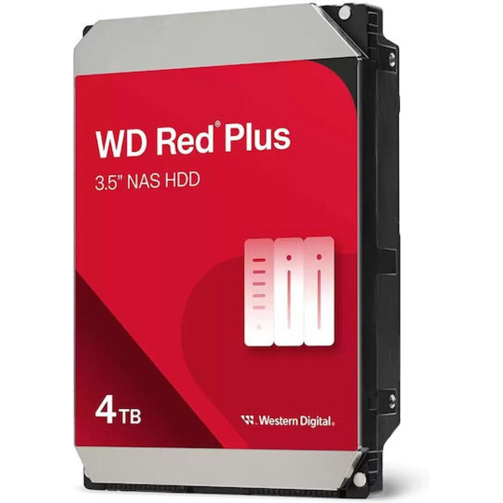 Western Digital Red Plus 4TB HDD Σκληρός Δίσκος 3.5