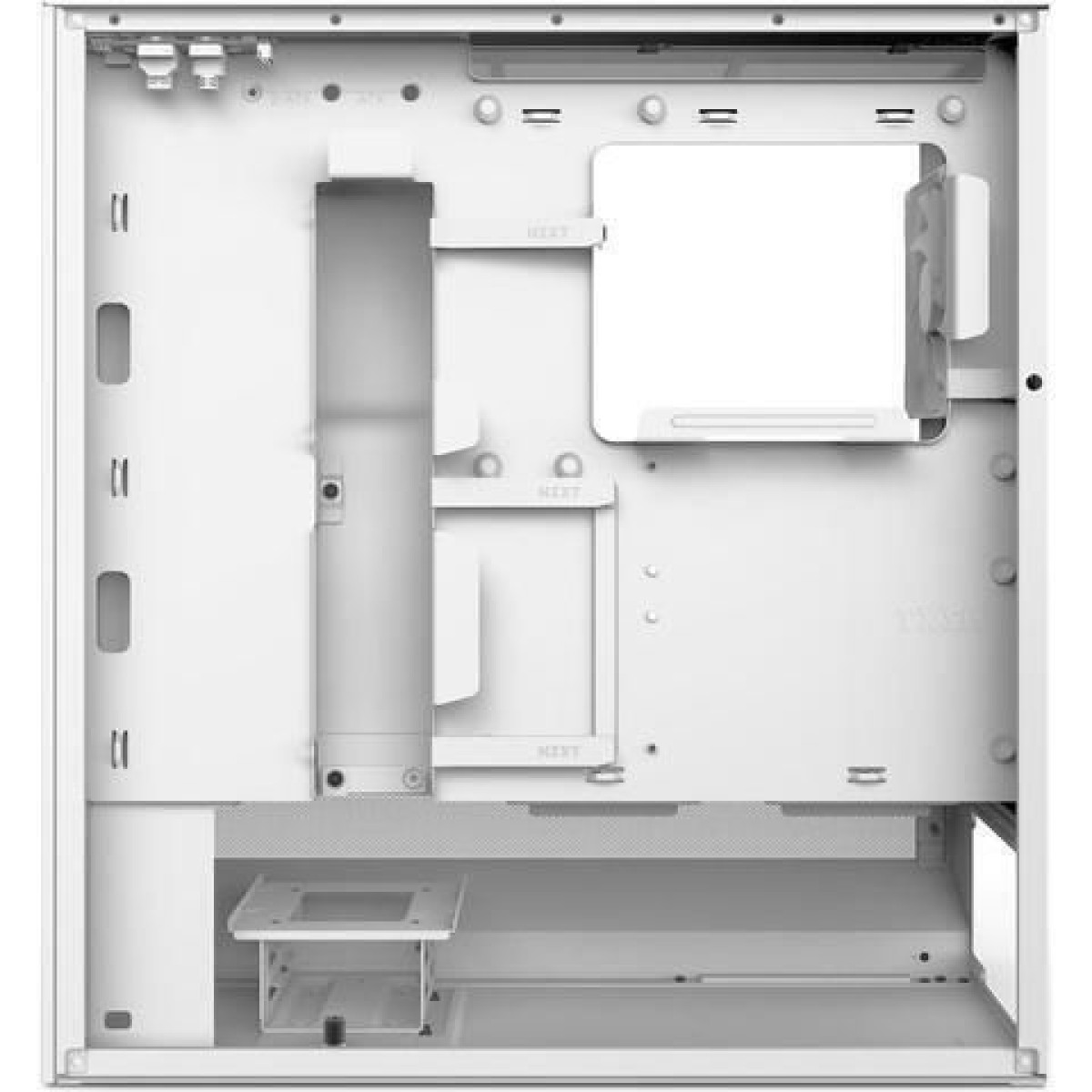 NZXT H5 Flow RGB Midi Tower Κουτί Υπολογιστή Λευκό