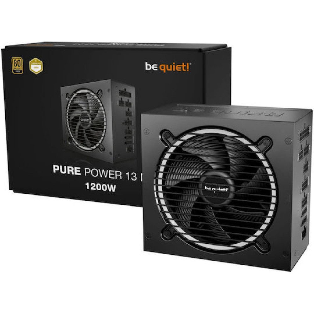 Be Quiet Pure Power 13 M 1200W Μαύρο Τροφοδοτικό Υπολογιστή Full Modular 80 Plus Gold
